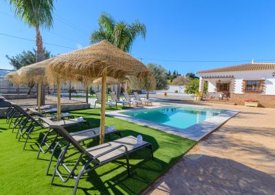 Casa rural con piscina en Málaga